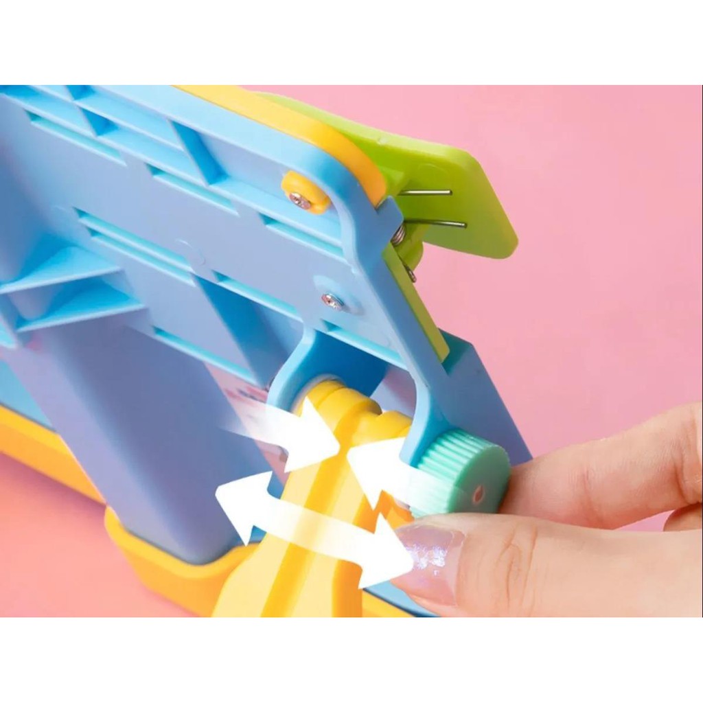 Giá/ Kệ kẹp sách để bàn, kệ để đọc sách , kẹp ipast chống cận thị cho bé - in hình đáng yêu - đa dạng màu sắc - 1 chiếc