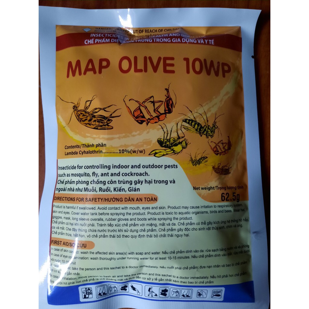 Thuốc diệt côn trùng không mùi Map Olive Anh Quốc diệt muỗi kiến gián tận gốc hiệu quả - mẫu mới