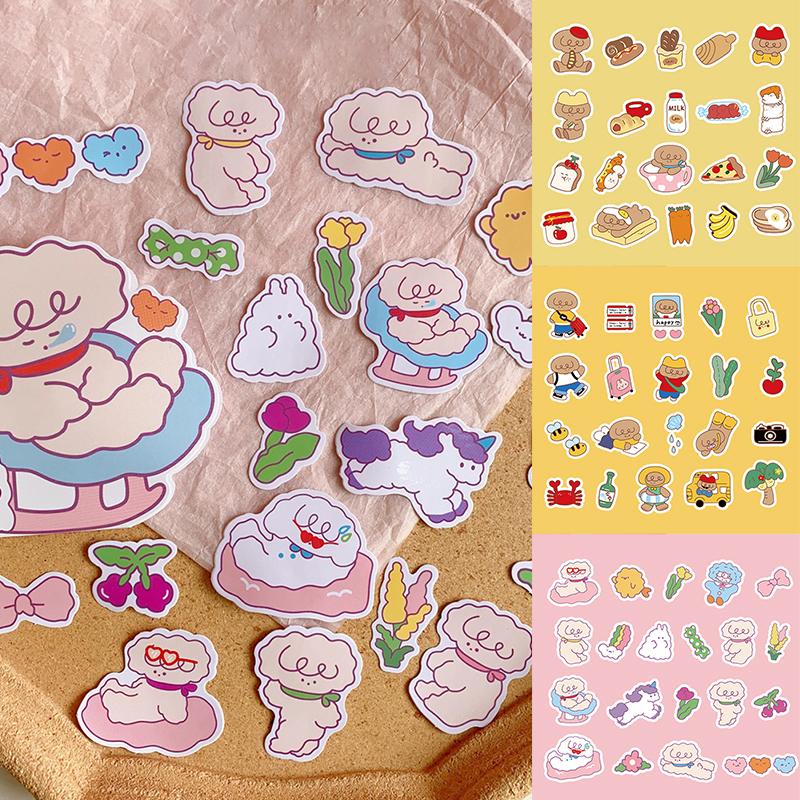 Bộ 40 Miếng Dán Hình Đá Muối Dùng Để Trang Trí