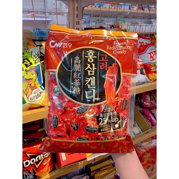 KẸO SÂM HÀN QUỐC HỒNG SÂM RED GINSENG.