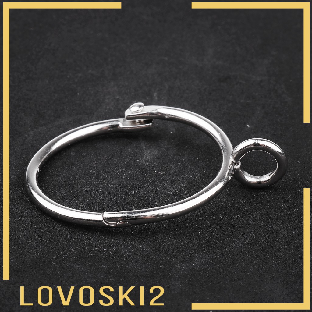 [LOVOSKI2] 12pcs Metal Curtain Eyelet Rings with Opening Design for 38mm Diameter Pole