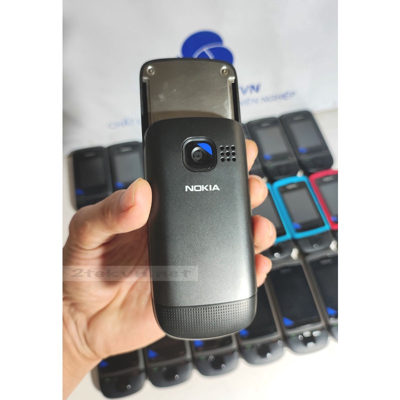 Điện thoại Nokia C2-05 nắp trượt chính hãng loa to sóng khỏe bảo hành 12 tháng