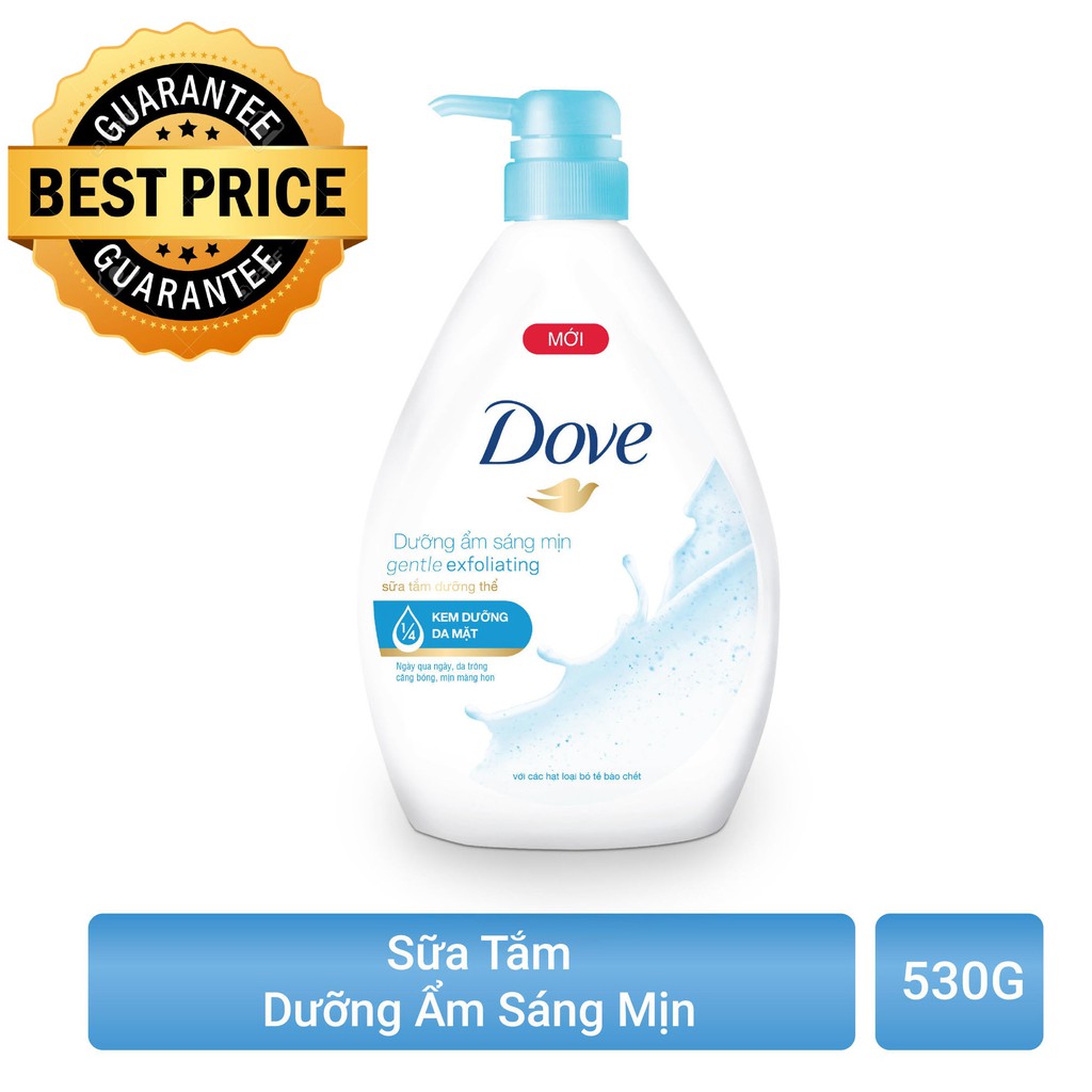 Sữa tắm Dove Dưỡng ẩm sáng mịn