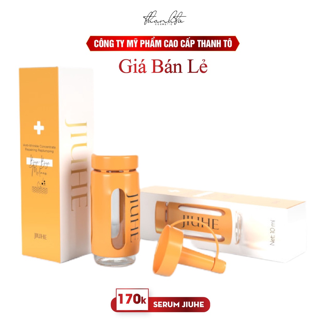 SERUM JIUHE NGỪA THÂM NÁM X2 MẪU CŨ-SERUM JIUHE 10ML MỸ PHẦM THANH TÔ-SERUM LỌ VÀNG CAO CẤP-Chính hãng