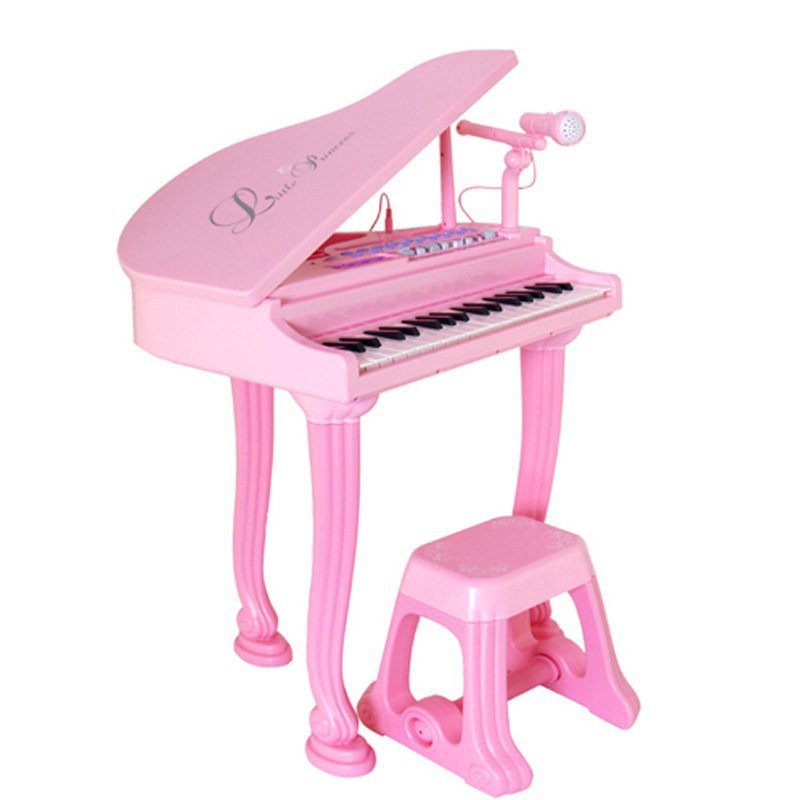 Đàn Piano Điện Tử Có Thể Sạc Lại Kèm Micro Dành Cho Các Bé Từ 1 Đến 3 Tuổi Trở Lên