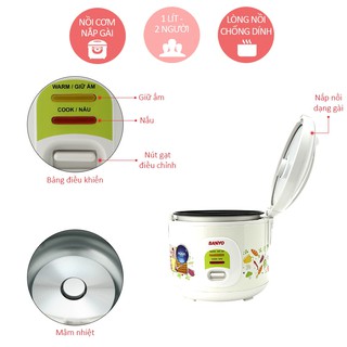 Nồi cơm điện AQUA ARJ-VM10A 1L