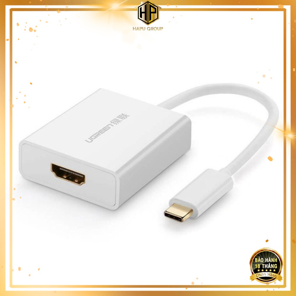 Cáp USB type C sang HDMI UGREEN 40273 dài 20cm cao cấp - Hapugroup