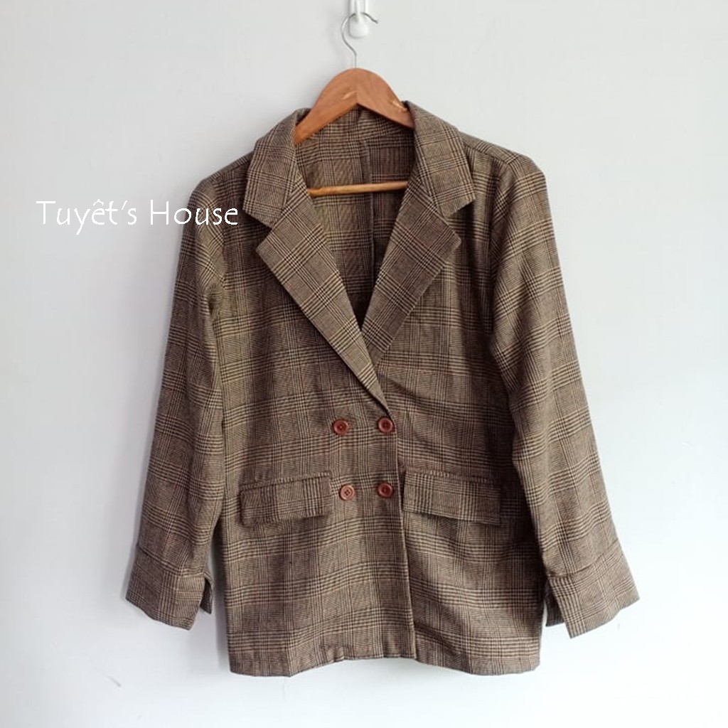 ÁO BLAZER KẺ CARO TUYẾT'S HOUSE | WebRaoVat - webraovat.net.vn