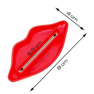 Kẹp nặn kem đánh răng - sữa rửa mặt hình đôi môi