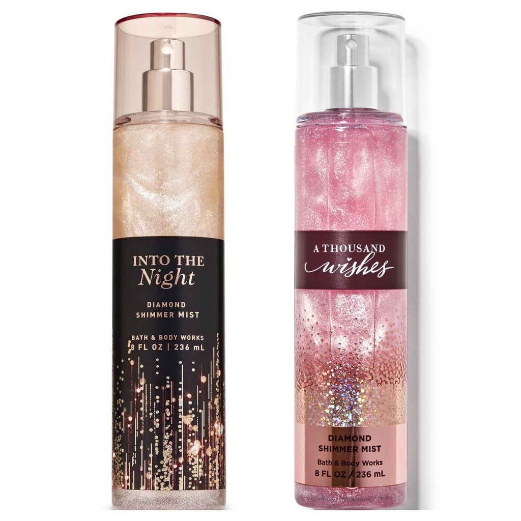 Xịt thơm nhũ kim tuyến Bath &amp; Body Works Diamond Shimmer Mist 236ml