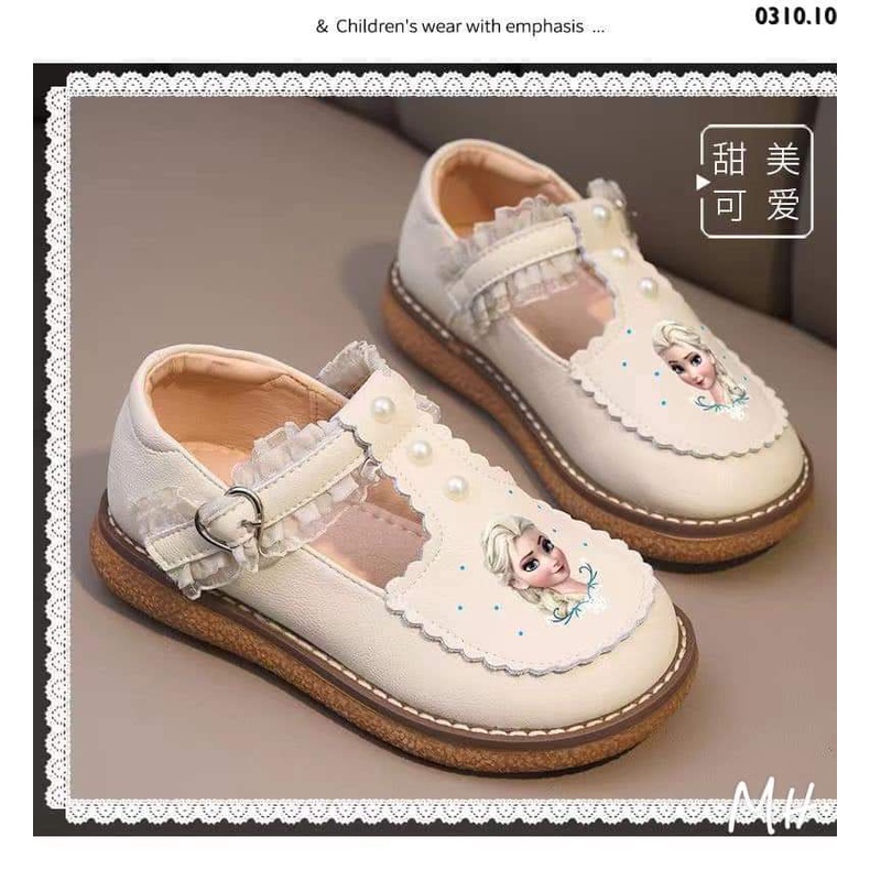 Giày Búp Bê Công Chúa, Giày Elsa, Công Chúa Tuyết Siêu Đáng Yêu Cho Bé Gái