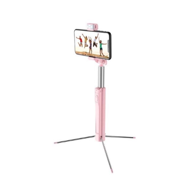 Gậy Chụp Ảnh Tự Sướng Selfie Hoco K10A Bluetooth & Remote Dài 1.1M - Hàng Chính Hãng