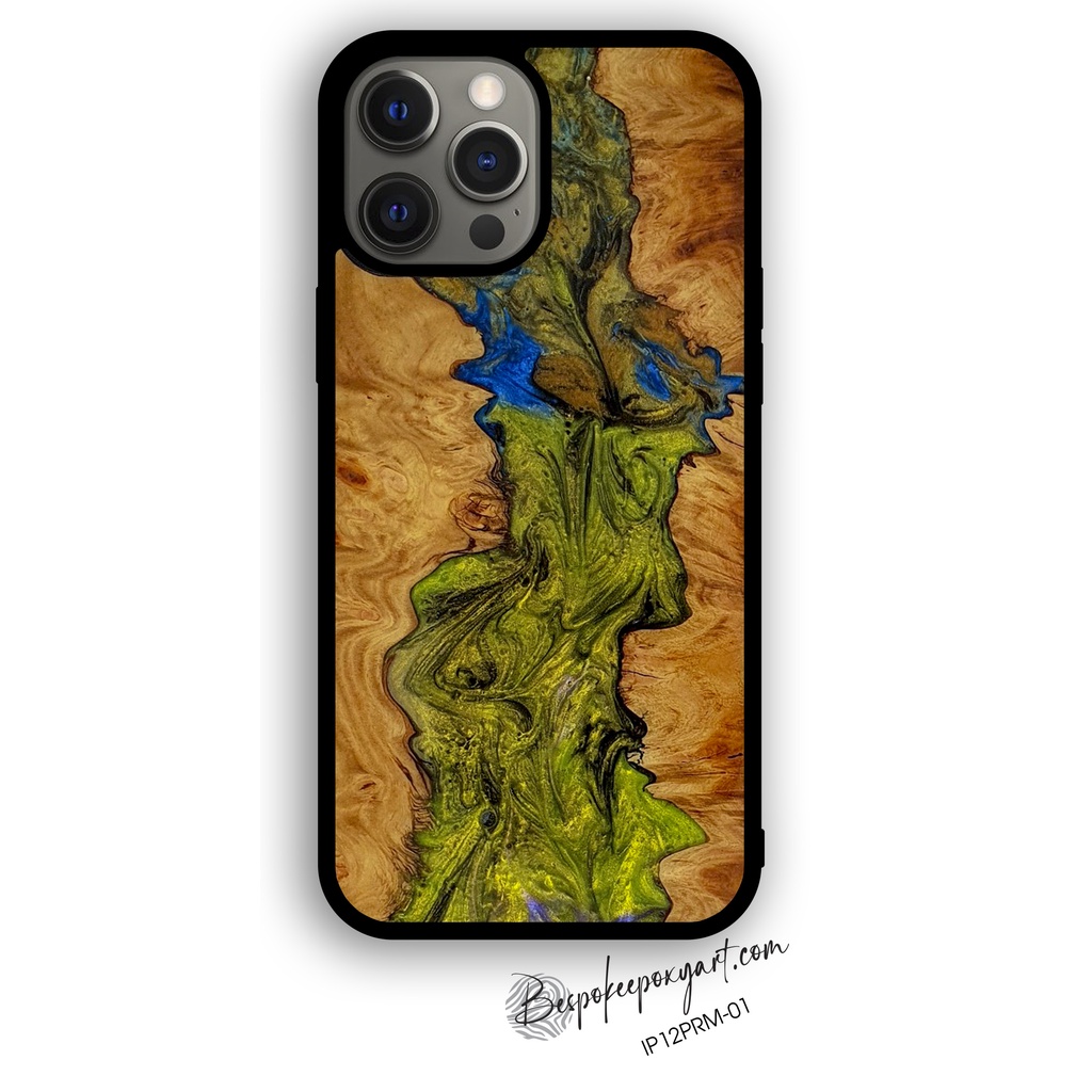 Ốp Lưng Iphone 12 Pro Max(Gỗ Và Resin)