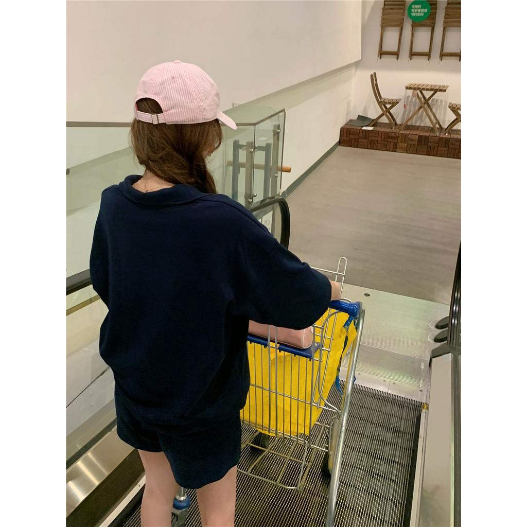 Set Áo POLO Thêu Họa Tiết 51800 Và Quần Short Thời Trang Trẻ Trung