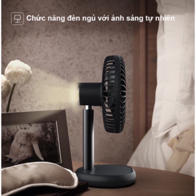 Quạt sạc cao cấp cảm ứng 5.0 - pin sạc 10.000mAh sử dụng 60h liên tục .. | BigBuy360 - bigbuy360.vn