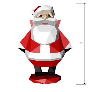 Mô hình giấy ông già Noel