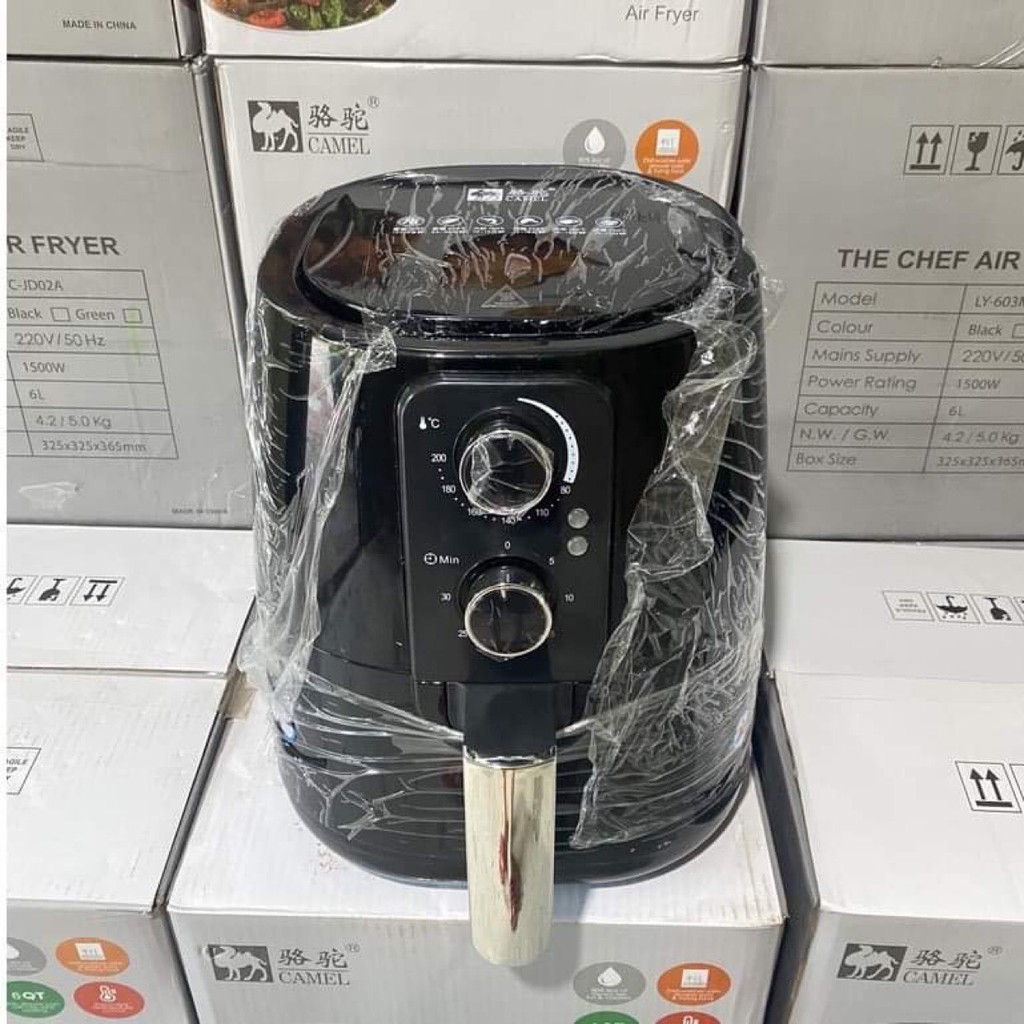 [GIÁ HỦY DIỆT] Nồi chiên không dầu CAMEL 5L / 6L / 8L công nghệ RABID AIR - kimpham96