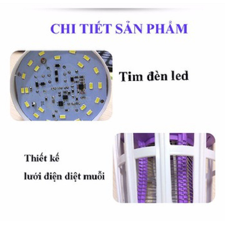 Bóng Đèn Chiếu Sáng Kiêm Máy Bắt Muỗi Mosquito Lamp Killer