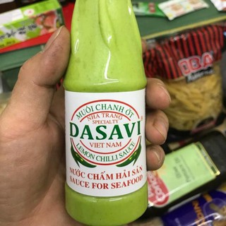 Nước chấm hải sản loại to 260g- muối chanh ớt chấm hải sản dasavi - muối chanh ớt Nha Trang - Sauce For Seafood