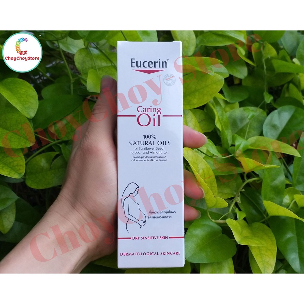 [TEM  CTY] Dầu hỗ trợ giảm rạn da EUCERIN Natural Caring Oil 125ML -  và giúp da săn chắc