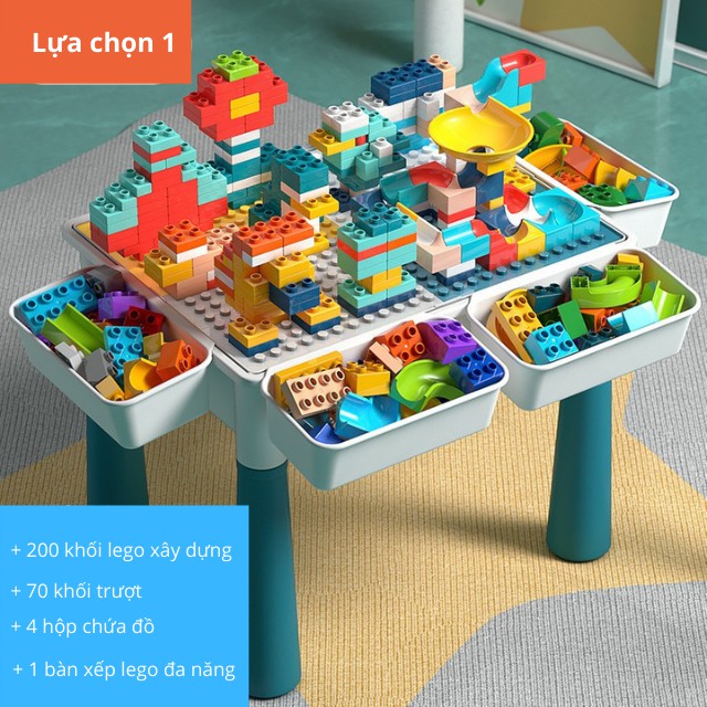 Đồ chơi phát triển trí tuệ Bàn xếp lego đa năng cho bé Nhập khẩu chính hãng cao cấp