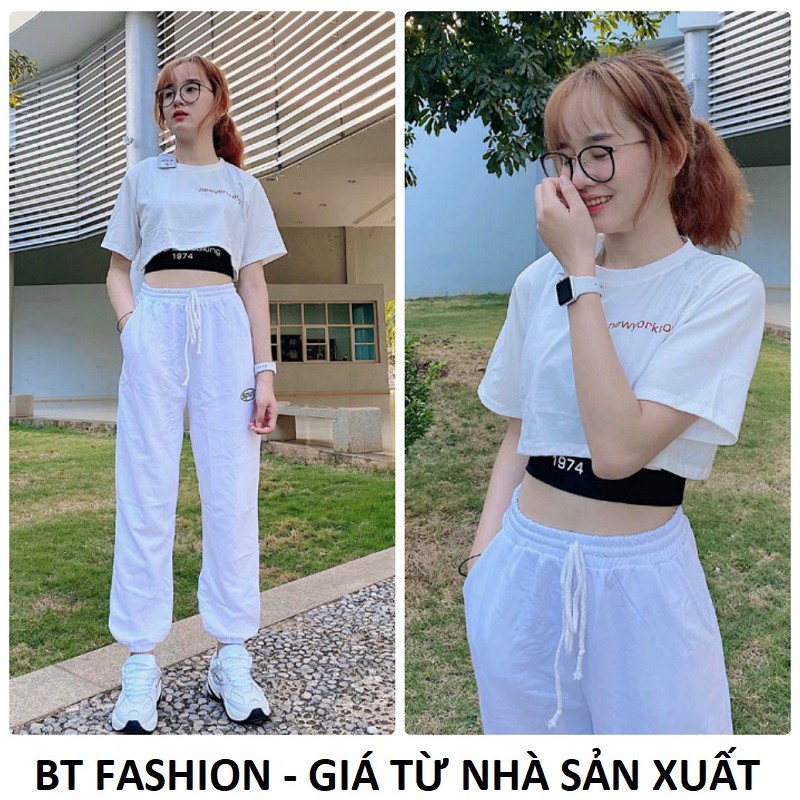 Quần Thể Thao Jogger / Áo Thun Cặp BT FASHION + Hình thật, Video