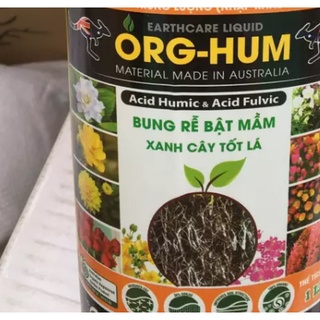 Phân bón ORG HUM 1 LÍT Bổ sung Humic Acid và Fulvic Acid cho cây trồng