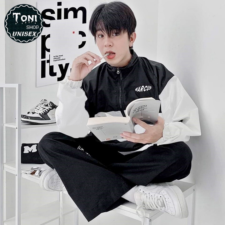 ÁO KHOÁC DÙ Marcus 2 Lớp HotTrend 2022 TAY TRẮNG (M2022 - Có Form Rộng XL)