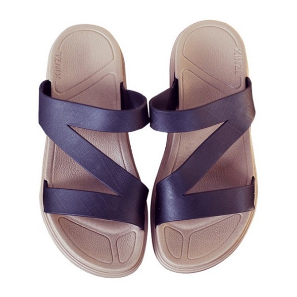 Dép lê nữ quai chéo ulzzang siêu hot, Sandal nữ dây nhựa chéo, đế cao su êm chân cá tính đi biển, đi du lịch - UDG9