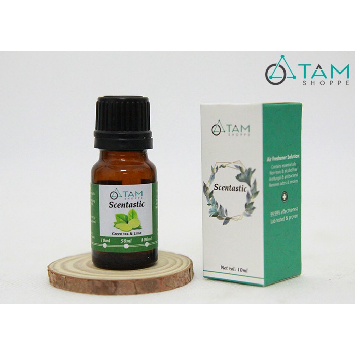 [TD THIÊN NHIÊN] Tinh dầu trà xanh và chanh (Green tea &amp; Lime) SCENTASTIC 10ml