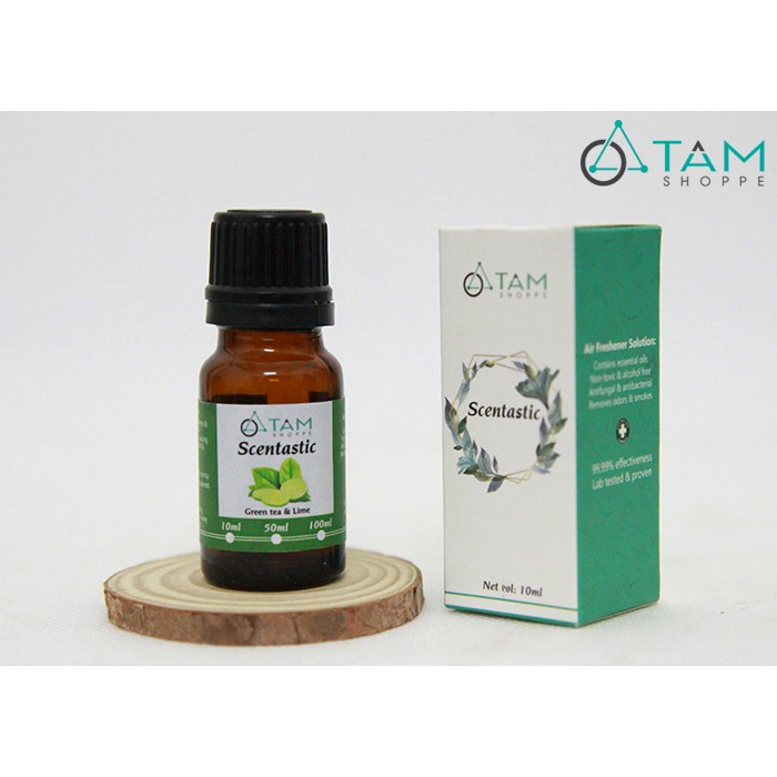 [TD THIÊN NHIÊN] Tinh dầu trà xanh và chanh (Green tea & Lime) SCENTASTIC 10ml