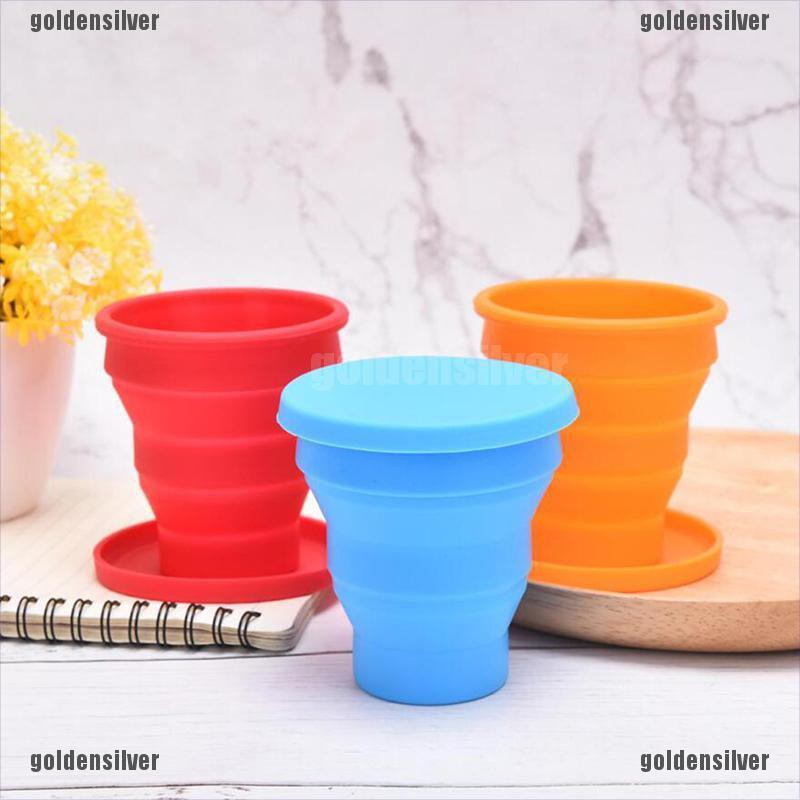 Cốc Uống Nước Silicone Có Thể Gấp Gọn Tiện Lợi Dành Cho Đi Du Lịch