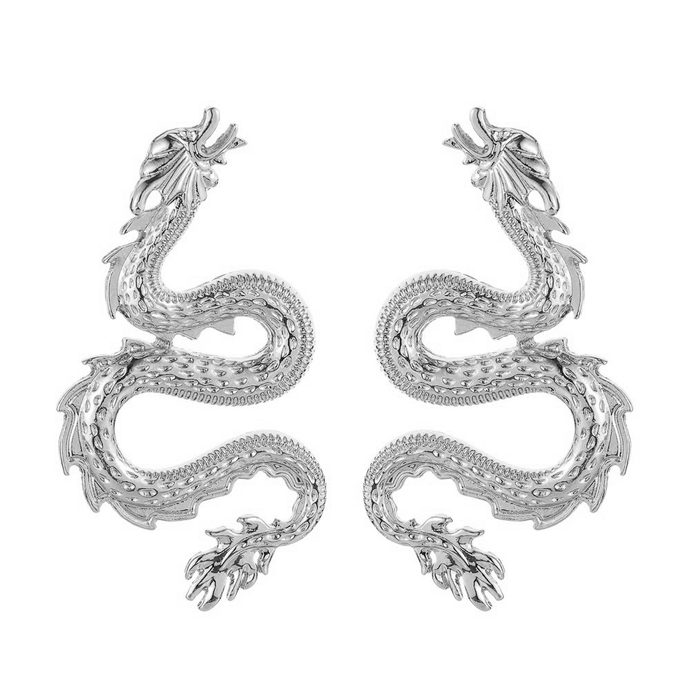 Đôi Bông Tai Hình Rồng Thời Trang Cho Nữ