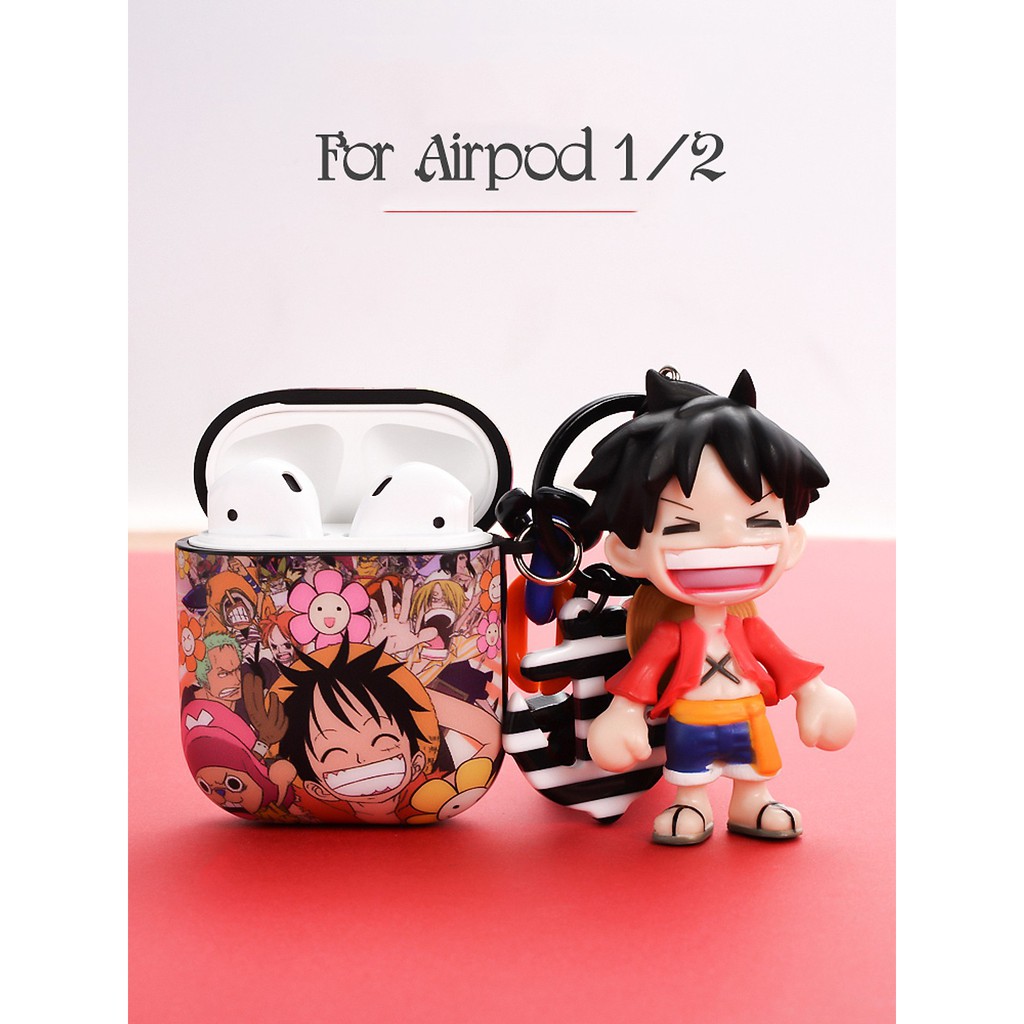 Bao Apple Airpods Case Silicon Bảo Về Tai Nghe - Hình Monkey D. Luffy One Piece Đảo Hải Tặc