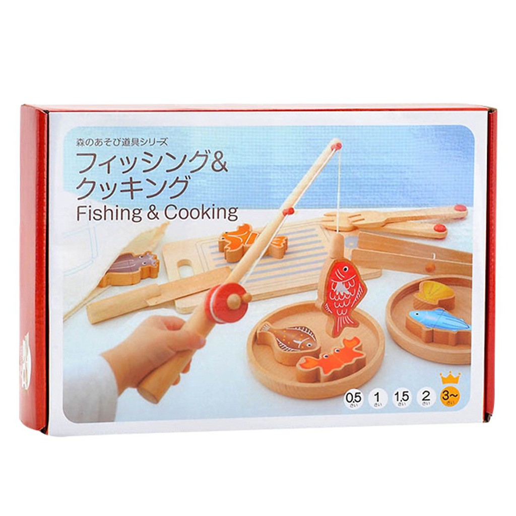 Đồ Chơi Gỗ - Đồ Chơi Câu Cá Nam Châm