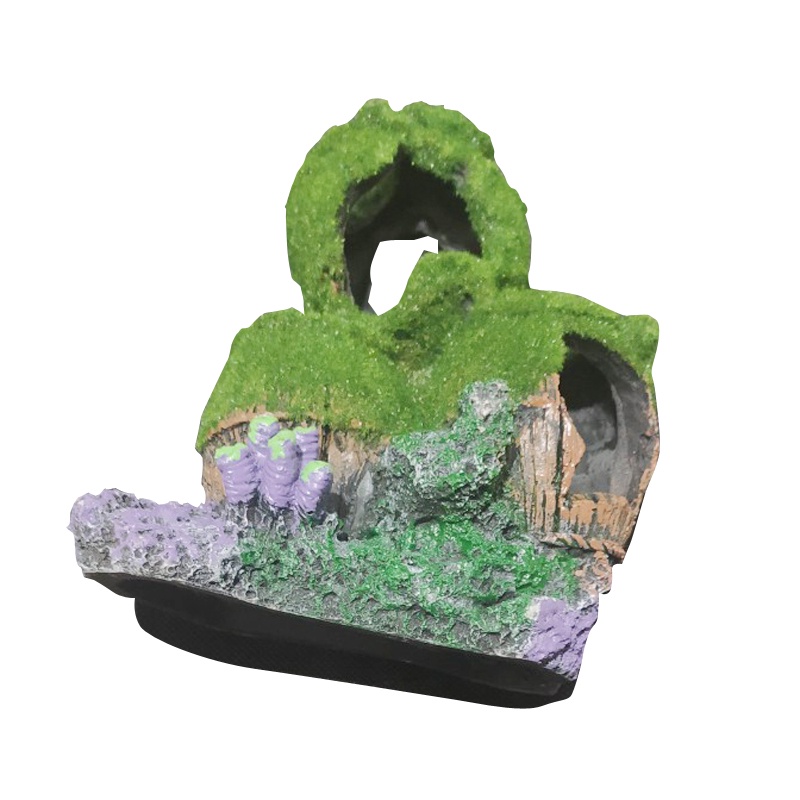 Thùng hàng đắm dưới đáy biển 17 x15 cm cho bể cá, hồ cá cảnh nhà bạ