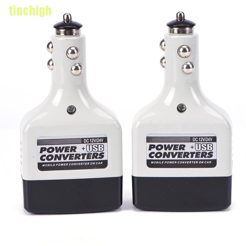 Bộ Chuyển Đổi Nguồn Điện Dc 12v Sang Ac 220v Với Cổng Usb Chuyên Dụng