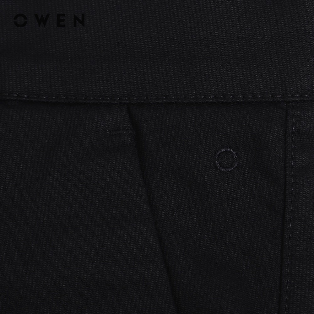 Quần short Nam Owen Slim Fit Đen - SK220652