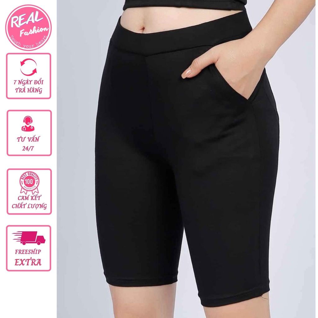 Quần Legging nữ nâng mông dáng đùi ,cạp cao co giãn 4 chiều ngoại cỡ đến 110kg Real Fashion