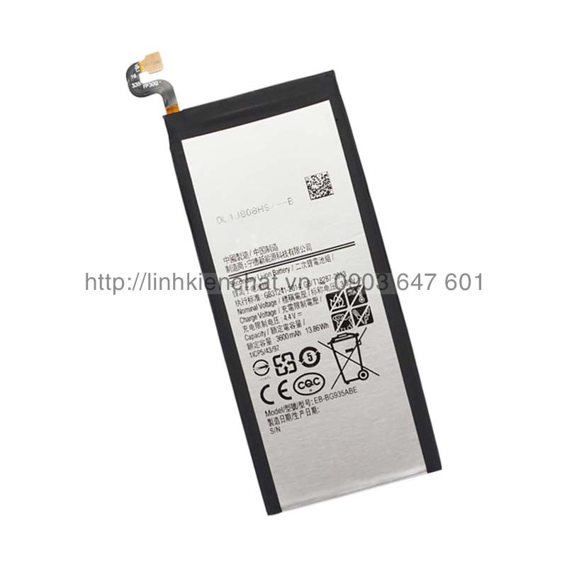 Pin Galaxy S7 Edge G935 SM-G935FD 3600mAh Zin - Hàng nhập Khẩu