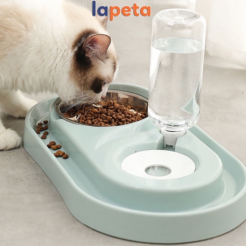 bát đôi chống kiến 400ml size lớn bát đôi chống gù cấp nước tự động