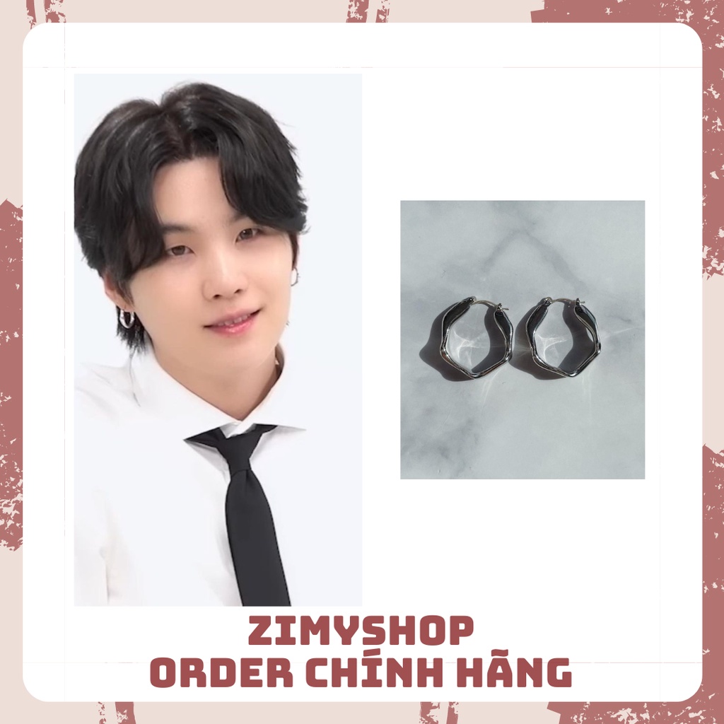 CHÍNH HÃNG KHUYÊN TAI FREYA JUSTLOVER SUGA BTS