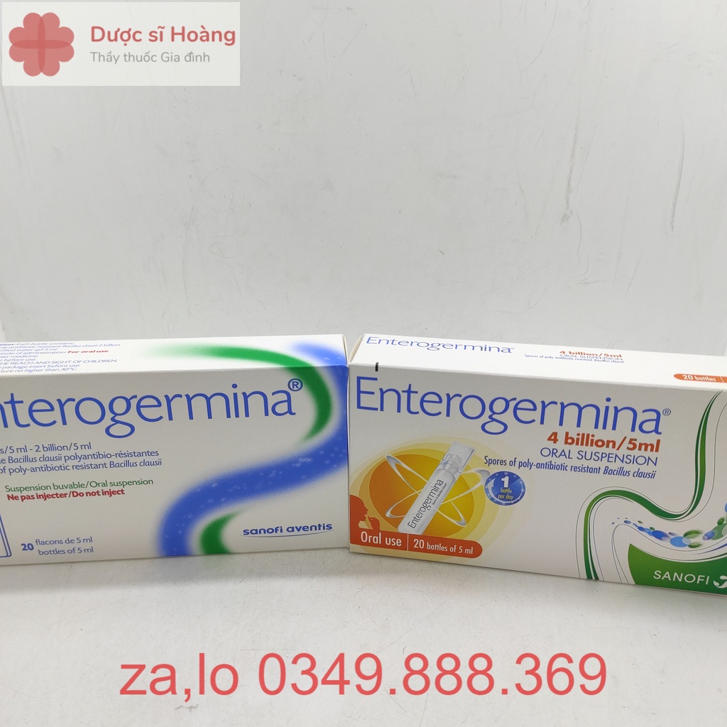 Men Tiêu Hóa Pháp Enterogermina 4 Tỷ Lợi Khuẩn - Men Ống Vi Sinh Cho Đường Ruột Khỏe - SANOFI
