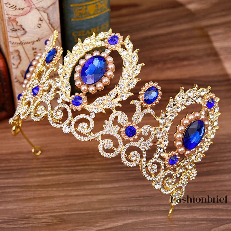 Bộ vương miện &amp; hoa tai kiểu dáng sang trọng cho nữ