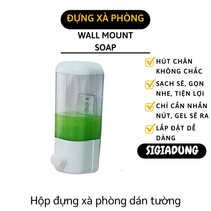 [SGD] Hộp Đựng Nước Rửa Tay - Hộp Đựng Xà Phòng Gắn Tường Nhà Bếp, Nhà Tắm 5237