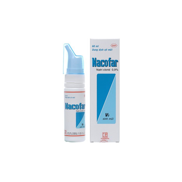 Dung dịch Vệ Sinh Mũi Nacofar Chai 60ml