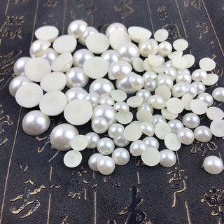 Hạt trai nửa bóng đẹp 8mm