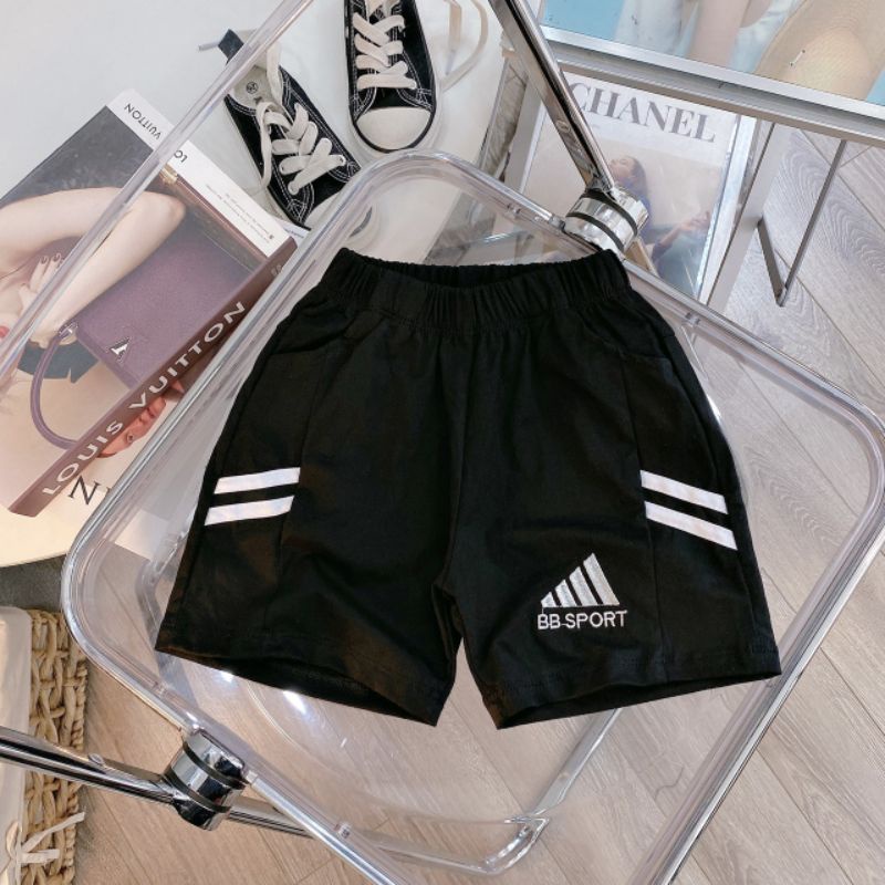 Quần đùi cotton Sài Gòn bé trai BB sport