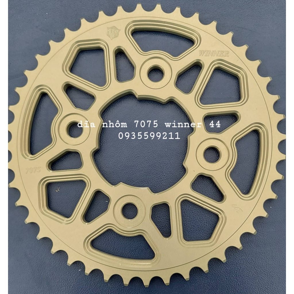 NSD WINNER  dĩa nhôm 7075 nhong sên RECTO15-44-124L