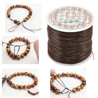 Cuộn dây cước co giãn làm trang sức thủ công 1mm 10m